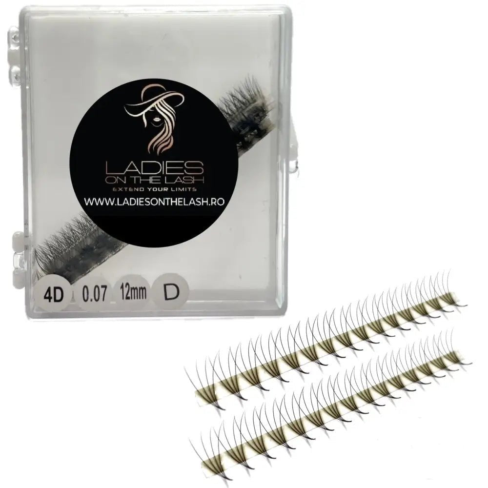 4D extensii de gene premade - LADIES ON THE LASHExtensii de gene Premade Ladies on the lash