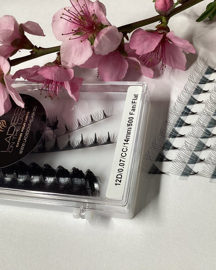 12D Extensii de Gene Premade - LADIES ON THE LASHExtensii de gene Premade Ladies on the lash