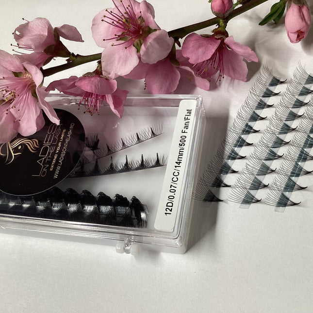 12D Extensii de Gene Premade - LADIES ON THE LASHExtensii de gene Premade Ladies on the lash