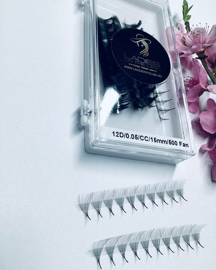 12D Extensii de Gene Premade - LADIES ON THE LASHExtensii de gene Premade Ladies on the lash