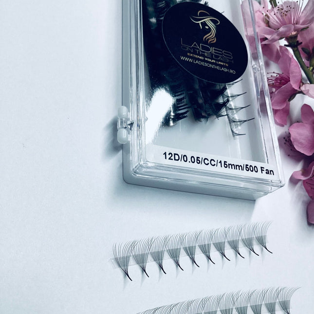 12D Extensii de Gene Premade - LADIES ON THE LASHExtensii de gene Premade Ladies on the lash