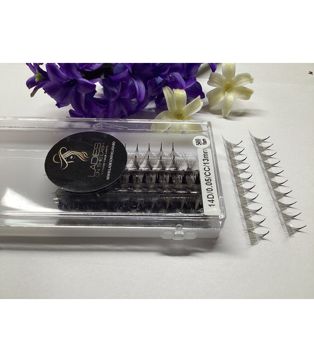 14D Extensii de Gene Premade - LADIES ON THE LASHExtensii de gene Premade Ladies on the lash