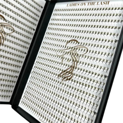 3D 2000 evantaie (8 - 10aplicari) - LADIES ON THE LASHExtensii de gene Premade Ladies on the lash