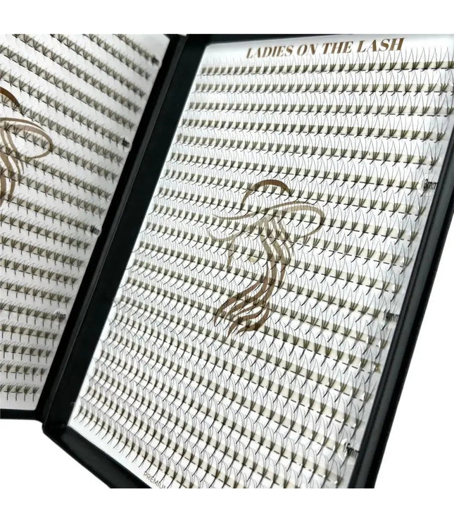 3D 2000 evantaie (8 - 10aplicari) - LADIES ON THE LASHExtensii de gene Premade Ladies on the lash