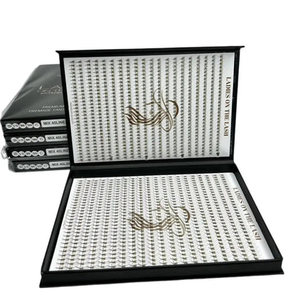 3D 2000 evantaie (8 - 10aplicari) - LADIES ON THE LASHExtensii de gene Premade Ladies on the lash