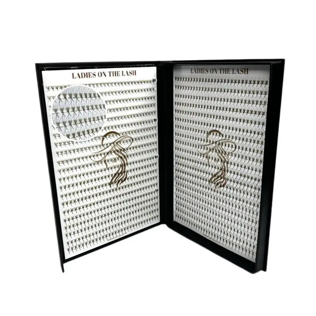 3D 2000 evantaie (8 - 10aplicari) - LADIES ON THE LASHExtensii de gene Premade Ladies on the lash