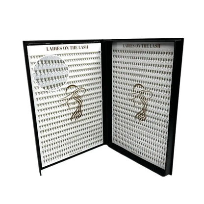3D 2000 evantaie (8 - 10aplicari) - LADIES ON THE LASHExtensii de gene Premade Ladies on the lash