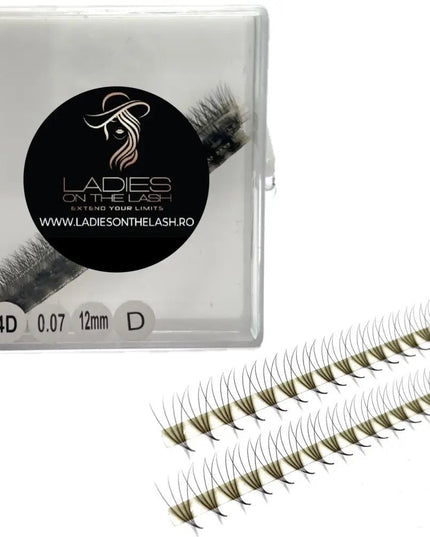 4D extensii de gene premade - LADIES ON THE LASHExtensii de gene Premade Ladies on the lash