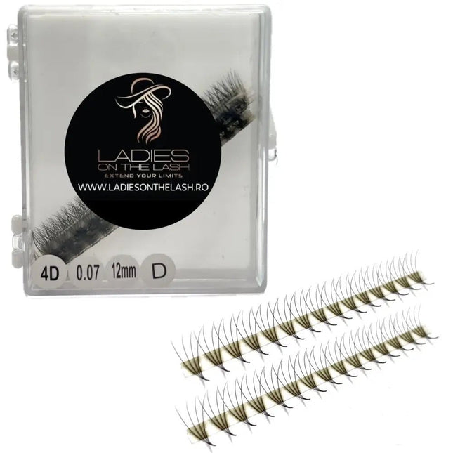 4D extensii de gene premade - LADIES ON THE LASHExtensii de gene Premade Ladies on the lash