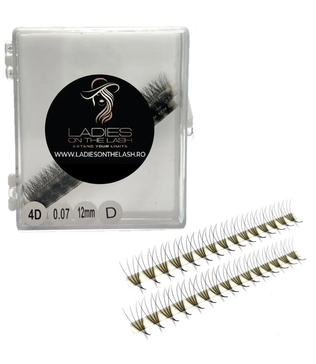 4D extensii de gene premade - LADIES ON THE LASHExtensii de gene Premade Ladies on the lash