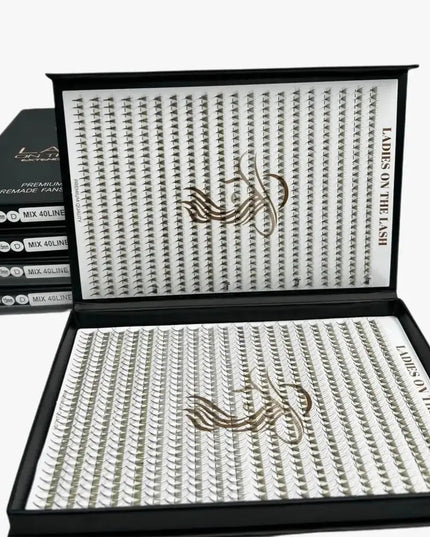 5D 1200 evantaie (5 - 6 aplicari) - LADIES ON THE LASHExtensii de gene Premade Ladies on the lash