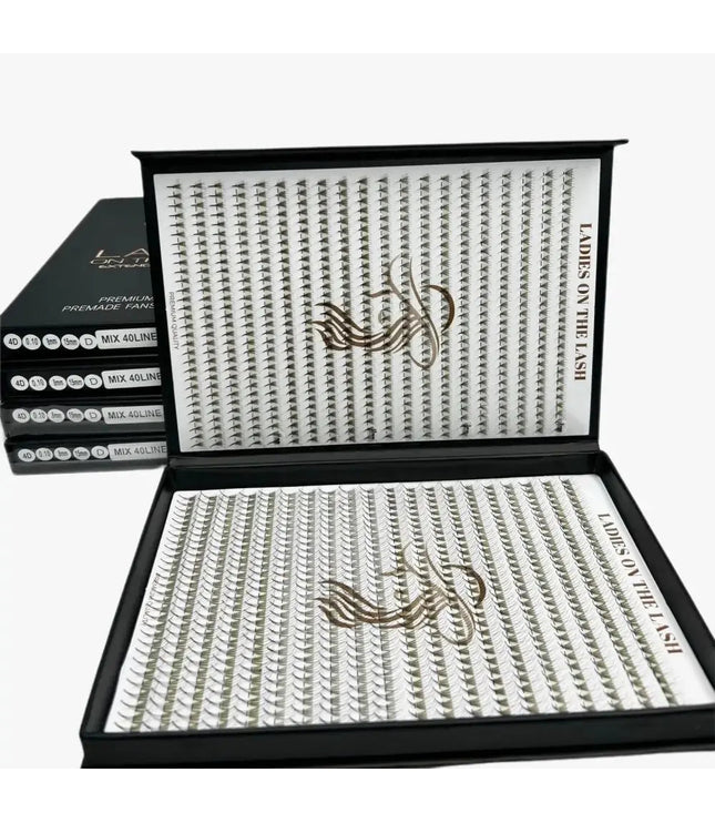 5D 1200 evantaie (5 - 6 aplicari) - LADIES ON THE LASHExtensii de gene Premade Ladies on the lash