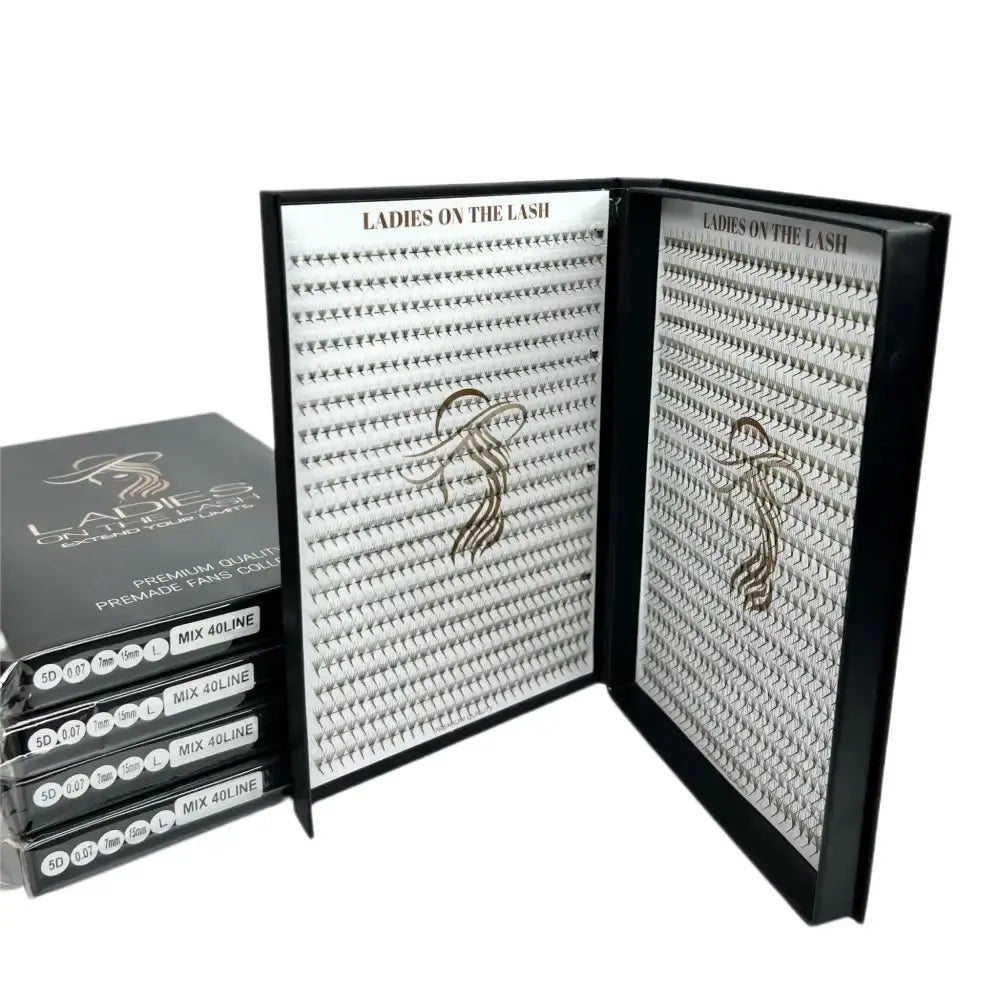 5D 1200 evantaie (5 - 6 aplicari) - LADIES ON THE LASHExtensii de gene Premade Ladies on the lash