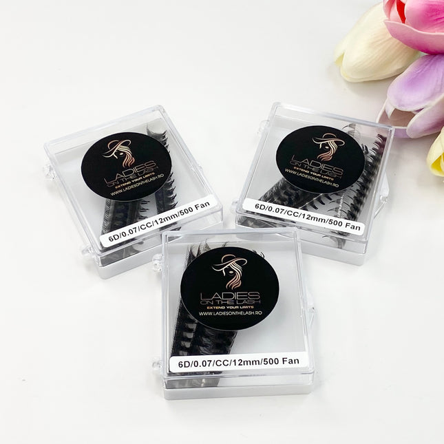 6D Extensii de Gene Premade LADIES ON THE LASH