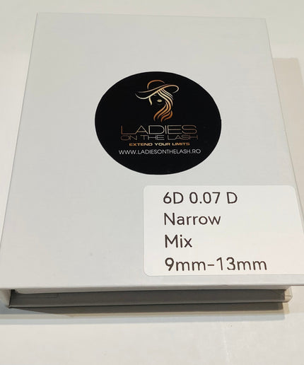 6D Narrow mix 1000fan LADIES ON THE LASH