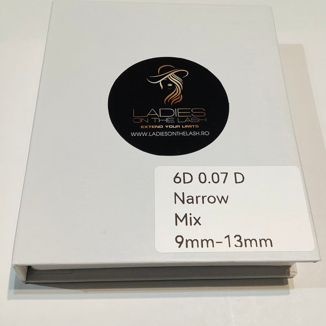 6D Narrow mix 1000fan LADIES ON THE LASH