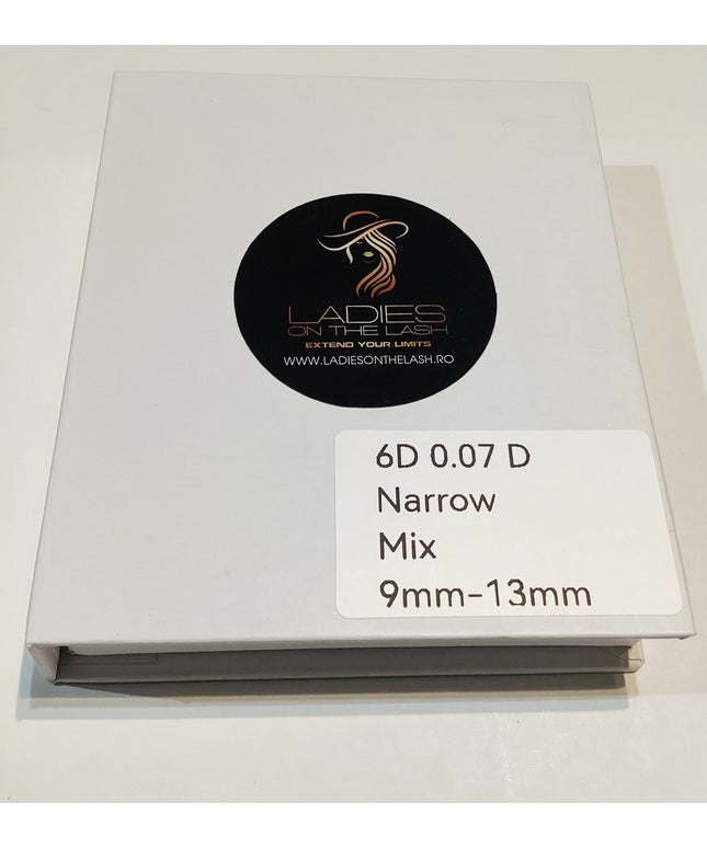 6D Narrow mix 1000fan LADIES ON THE LASH