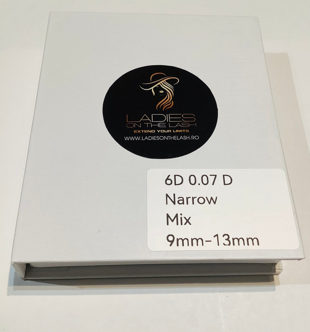 6D Narrow mix 1000fan LADIES ON THE LASH