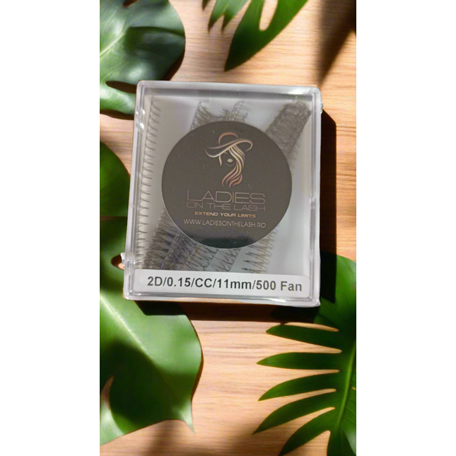2D extensii de gene Premade LADIES ON THE LASH