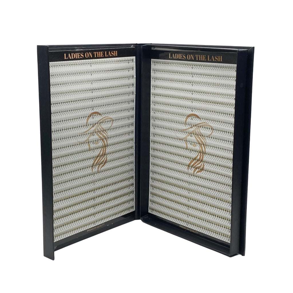 Extensii gene 2D LADIES ON THE LASH într-un suport elegant pentru un aspect natural al genelor