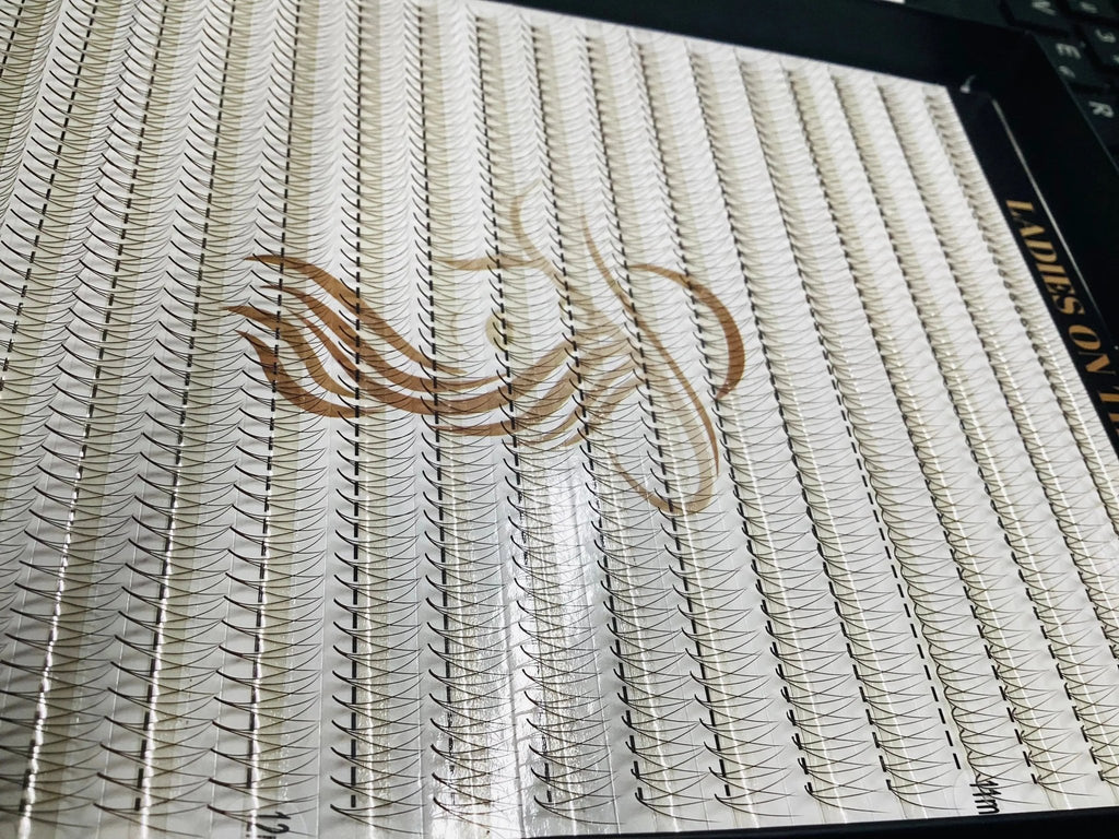 Extensii Gene Premade 3D Maro - LADIES ON THE LASHExtensii de gene Premade Ladies on the lash