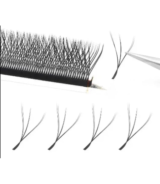 Gene W 3D(dublu) - LADIES ON THE LASHExtensii de gene Premade Ladies on the lash