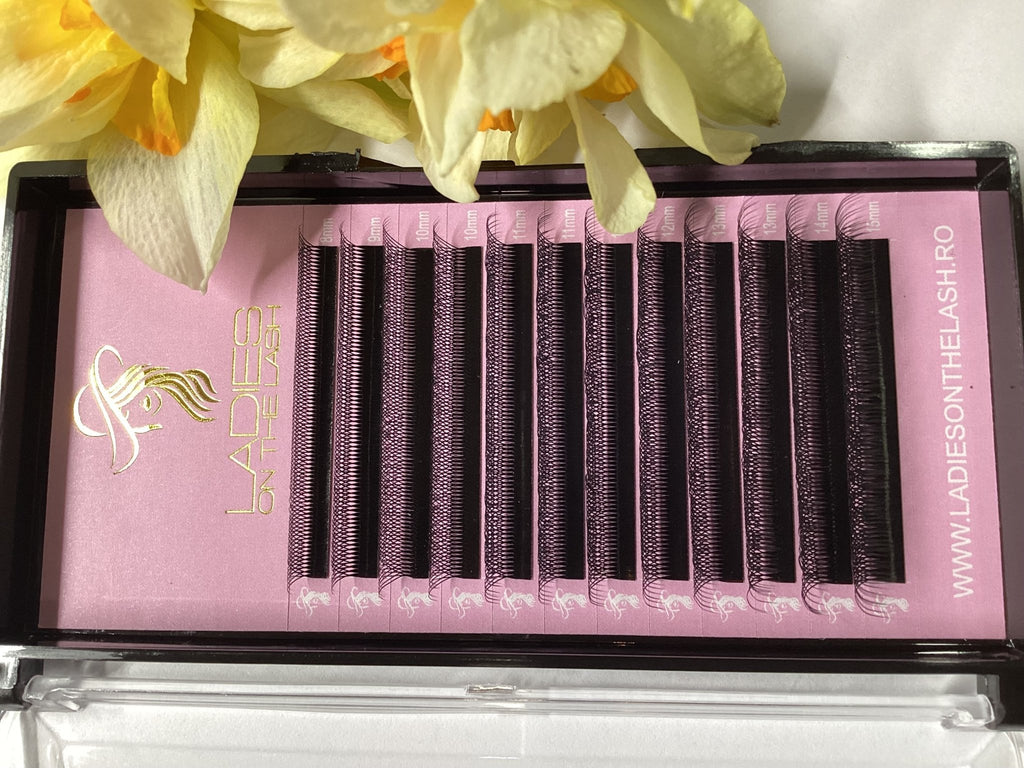 Gene W 3D(dublu) - LADIES ON THE LASHExtensii de gene Premade Ladies on the lash