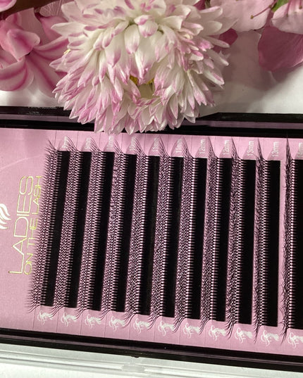 Gene W 4D(dublu) - LADIES ON THE LASHExtensii de gene Premade Ladies on the lash