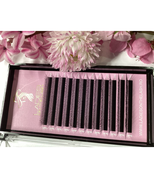 Gene W 4D(dublu) - LADIES ON THE LASHExtensii de gene Premade Ladies on the lash