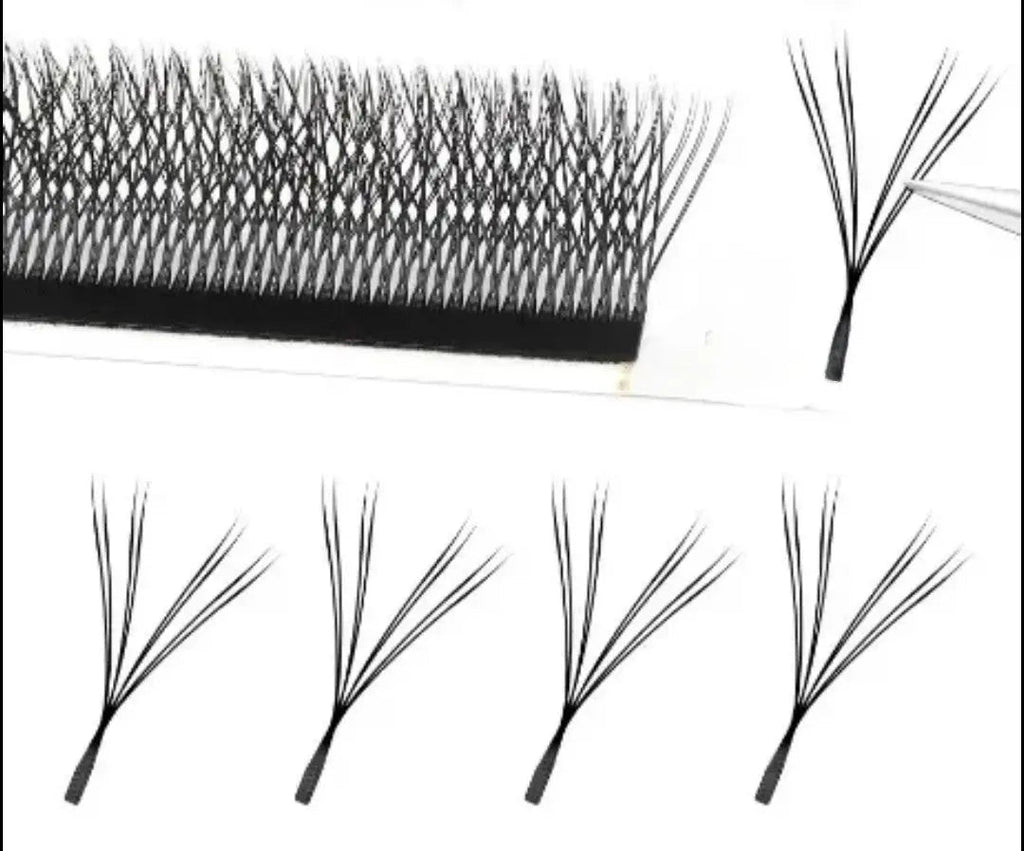 Gene W 4D(dublu) - LADIES ON THE LASHExtensii de gene Premade Ladies on the lash