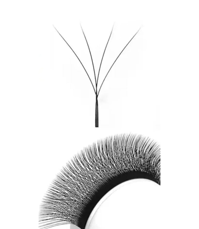 Gene W 4D - LADIES ON THE LASHExtensii de gene Premade Ladies on the lash