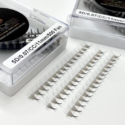 Extensii gene 5D premium, pachet cu fire de 11mm, ideale pentru un look dramatic și elegant.