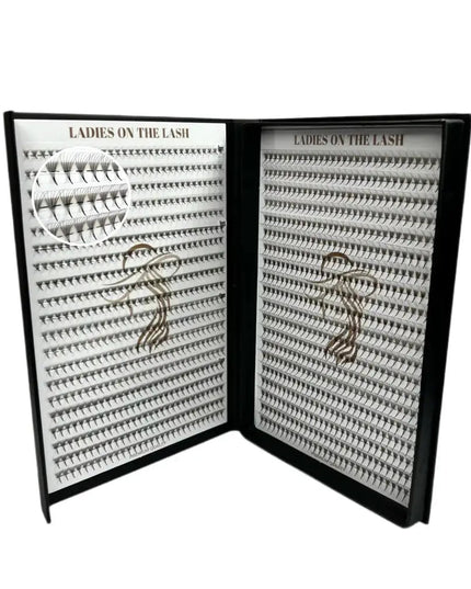 Set extensii gene 6D marca LADIES ON THE LASH, perfect pentru aplicarea ușoară a genelor false
