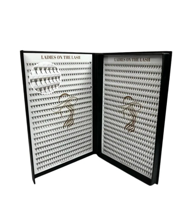 Set extensii gene 6D marca LADIES ON THE LASH, perfect pentru aplicarea ușoară a genelor false