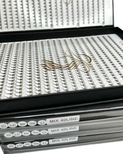Extensii gene profesionale London Backstage Beauty, diverse dimensiuni pentru un look perfect