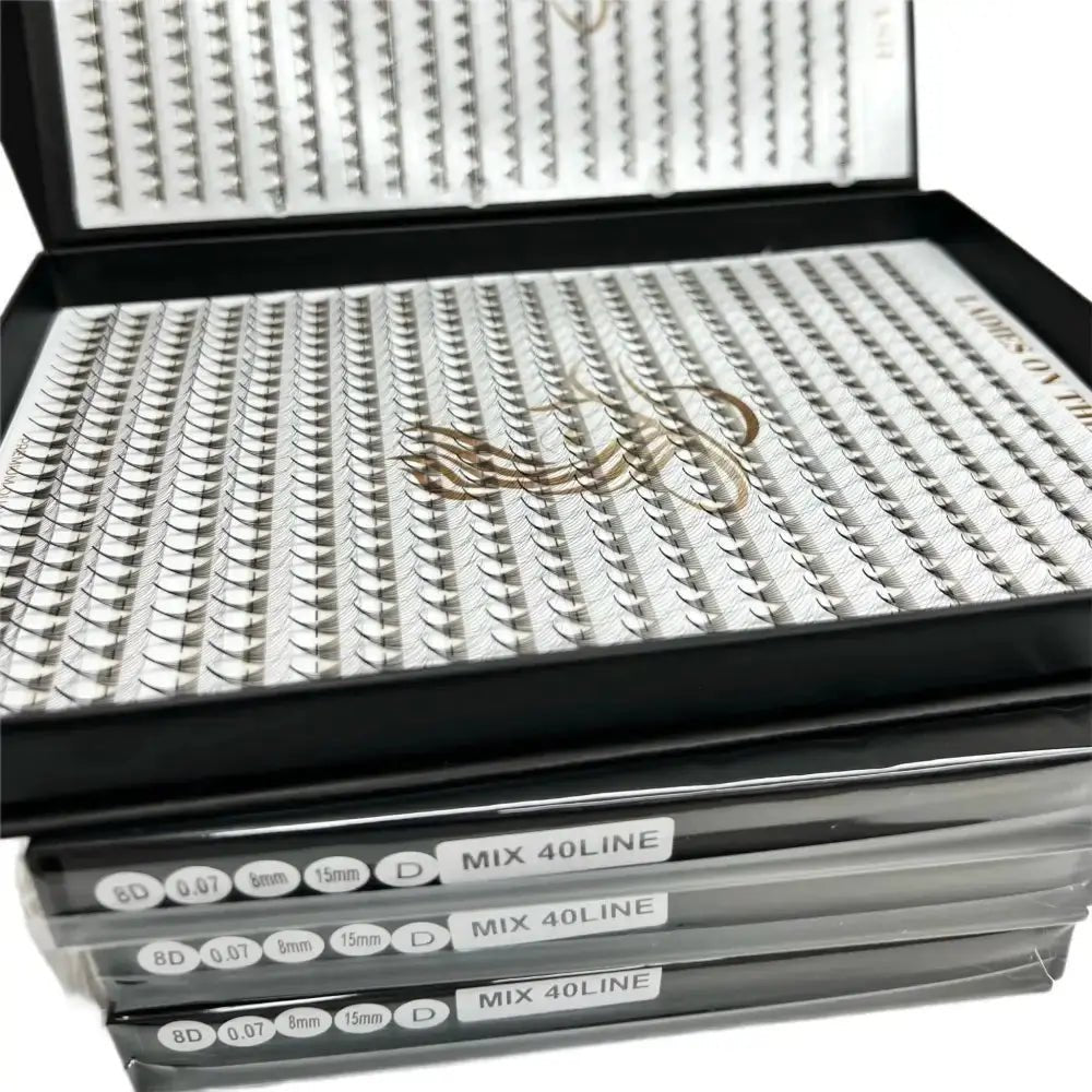 Extensii gene profesionale London Backstage Beauty, diverse dimensiuni pentru un look perfect