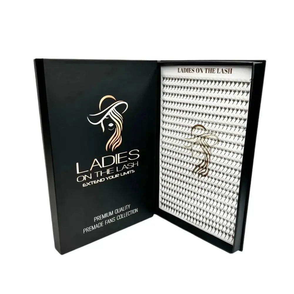 Extensii gene profesionale Ladies on the Lash cu fani premade de calitate superioară și ambalaj elegant