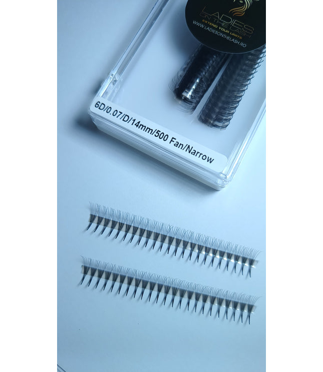 6D Extensii de Gene Premade LADIES ON THE LASH